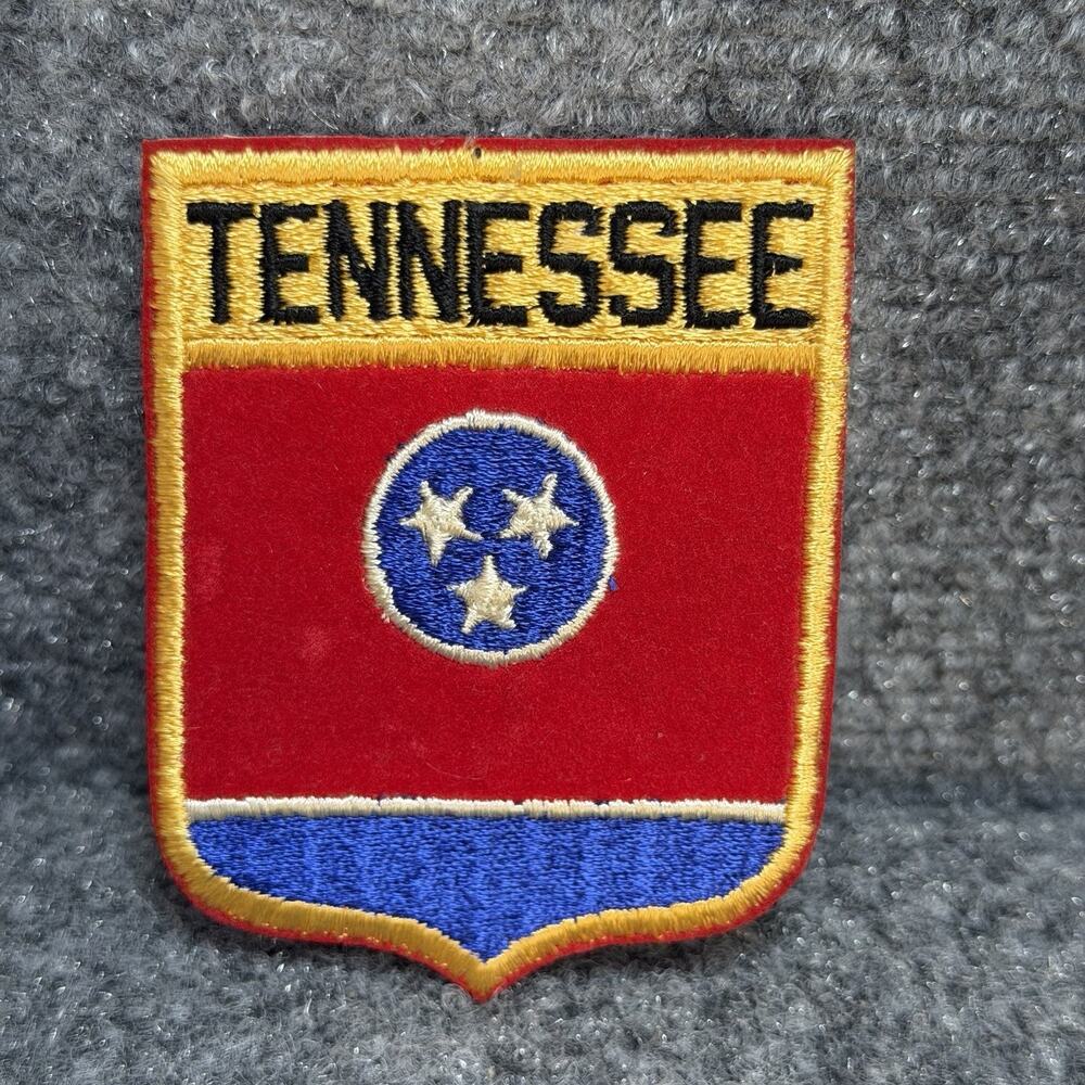 Shield Style STATE OF TENNESSEE Souvenir Patch 00SP Iron On Patch Badge
